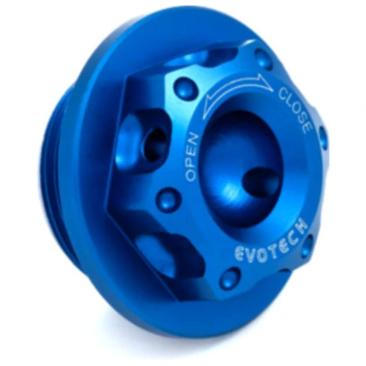 Öleinfüllschraube alu Evotech 25X1. 5 mm blau passend für: Apri