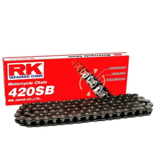 RK Standardkette 420SB/130 Kette offen mit Clipschloss passend für: Derbi Senda