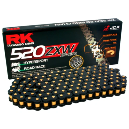 RK XW Ringkette Schwarz 520 ZXW Meterware