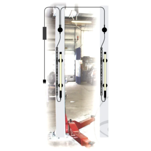 Beleuchtung für 2-Säulen Hebebühnen_2