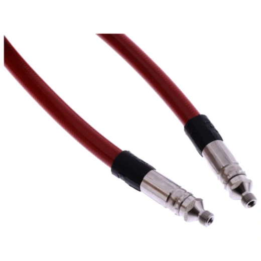 Stahlflex Leitung Vario 115 cm rot transparent für Motorräder