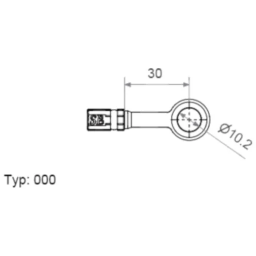 Vario Banjo Fitting 10 mm 0° Edelstahl für Speed Brakes
