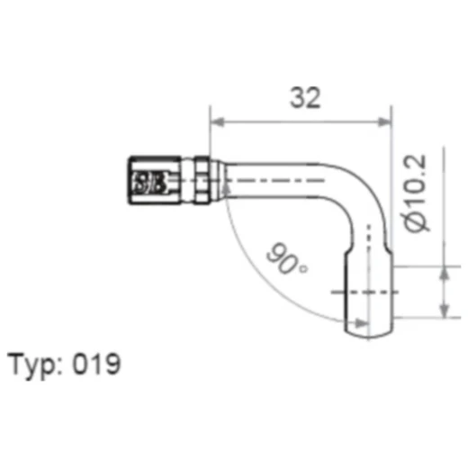 Vario Banjo Fitting TYP019 10 mm 20 S Edelstahl