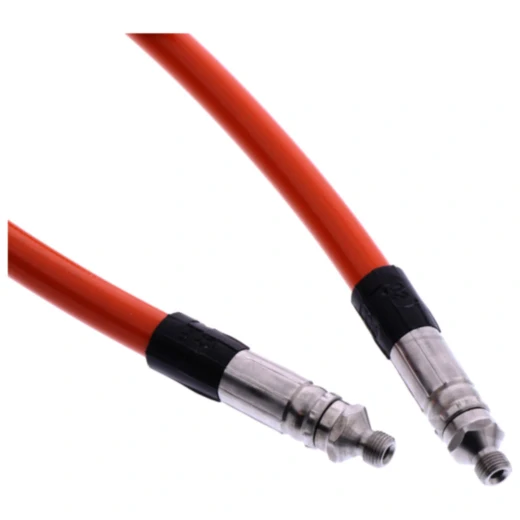 Stahlflex Leitung Vario 24 cm orange für Motorräder