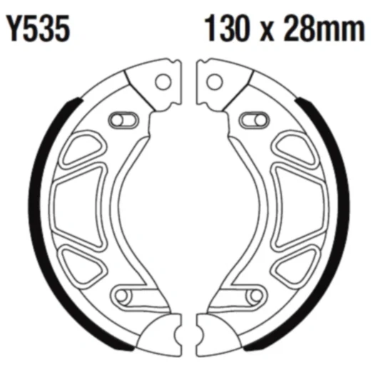 Bremsbacken mit Federn für: EBC