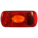 Heckleuchte Anhänger Glas links/rechts mit Kennzeichenleuchte für Midipoint II Aspöck