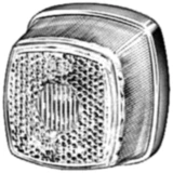 Hella Positionsleuchte / Parkleuchte mit klarer Linse