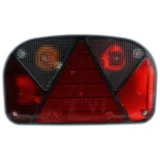 Heckleuchte rechts mit Kennzeichenleuchte und Rückfahrlicht für Anhänger