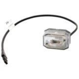 Positionsleuchte weiß 0.5 Meter DC Kabel für Anhänger