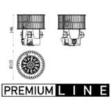 MAHLE Innenraumgebläse Regler für Renault ZOE bis 1123