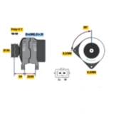 Lichtmaschine Austauschteil, geeignet für: Bosch