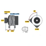 Lichtmaschine Bosch MQ 1400092