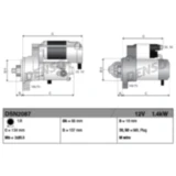Anlasser für Motorräder 1401270