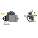 Anlasser ID Austauschteil für Motorräder