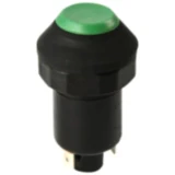 Ein-/Aus-Druckknopfschalter mit grünem Licht
