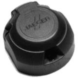 Steckdosengehäuse 13-polig ohne Mikroschalter für Motorräder