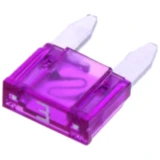 Mini Flachstecksicherung 3A violett Packung 5 Stück