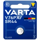 VARTA Knopfzelle V76PX in 1er Blisterpack Silber