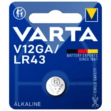 VARTA Knopfzelle V12GA/LR43 Alkaline für elektronische Geräte