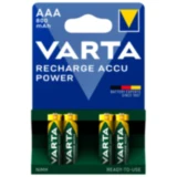 Akku-Gerätebatterie Micro AAA Varta 4er Blister wiederaufladbar