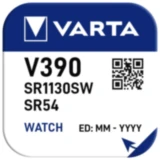 V390 VARTA Batterie für Uhren und digitale Geräte