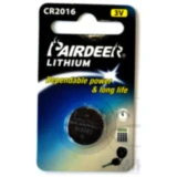 Pairdeer Knopfzelle CR2016 für elektronische Geräte