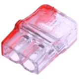 Verbindungsklemme 2 Pol rot/TT 0.2-2.5mm², Packung mit 5 Stück