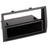 Radioblende 2-DIN schwarz mit Ablagefach für Citroen/Fiat/Peugeot