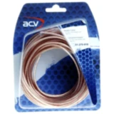 Lautsprecherkabel 2X0.75 10 M transparent/blau