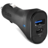 USB KFZ-Ladeadapter mit 3A Typ-C und 2.1A USB-Ausgang