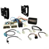 2-DIN Radio-Einbauset für Chrysler/Dodge/Jeep/VW schwarz