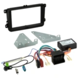 2-DIN Radiokit schwarz für Seat/Skoda/VW