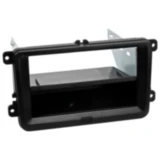 Radioblende 2-DIN schwarz mit Fach für Seat/Skoda/VW