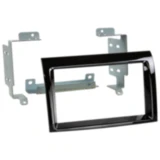 2-DIN Radioblende für Citroen/Fiat/Opel/Peugeot in Schwarz