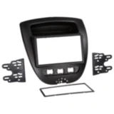 2-DIN Radioblende für Citroen C1/Peugeot 107/Toyota Aygo schwarz