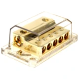 Verteilerblock 2 / 5 für Motorräder 2x 35-50 mm² / 5X20 mm²