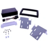 2-DIN Radioblende schwarz mit INBAY® Ablagefach für Citroen/Fiat/Opel/Peugeot