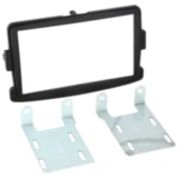2-DIN Radioblende für Dacia/Fiat/Nissan/Opel/Renault schwarz