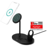 Kabellose Ladestation für 3 Apple Geräte