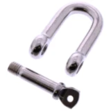 Schäkel aus Edelstahl 1.4401 mit Bolzen 3/8