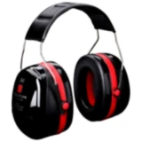 Peltor Optime 3 Gehörschutz für Motorräder rot/schwarz
