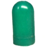 Lampenkappe W2X4.6 grün für Motorräder