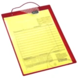 Eichner Auftragstaschen A4 rot mit Schlüsselfach 10 Stück