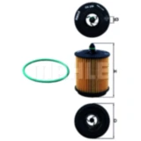 Ölfilter OX258D für Motorräder