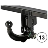 Zugvorrichtung mit 13P Kabelsatz für Anhänger