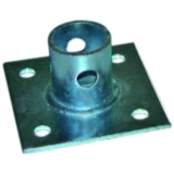 Flansch für abnehmbare Stützfüße verzinkt