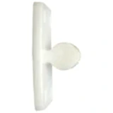 Türfeststelle Nockenteil PVC mit Grundplatte