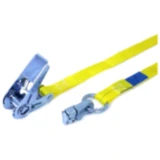 Zurrgurt 25 mm/0.5+4.5 Meter mit Ratsche für Airline Gelb