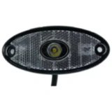 Positionsleuchte LED weiß 0,5m für Anhänger