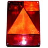 Heckleuchte Anhänger links mit Kennzeichen- und Nebelschlusslicht für Radex